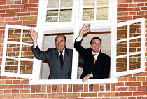 J. Chirac et G. Schroeder, Potsdam 1998
