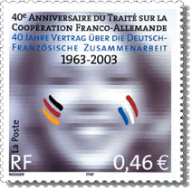 Timbre anniversaire français