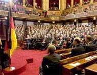 Séance parlementaire franco-allemande